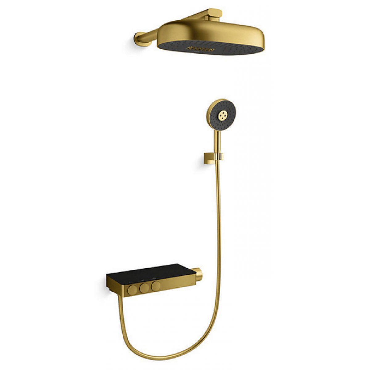 Kohler ANTHEM K-26330T-9-2MB 恆溫淋浴龍頭 | 雙功能雨淋式花灑 | 羅曼黃銅